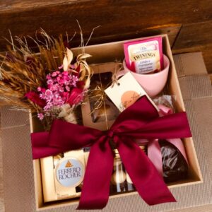 CESTA DE FLORES SABOR DE AMOR