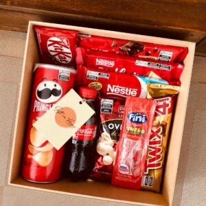 CESTA DE GULOSEIMAS DELICIOUS RED