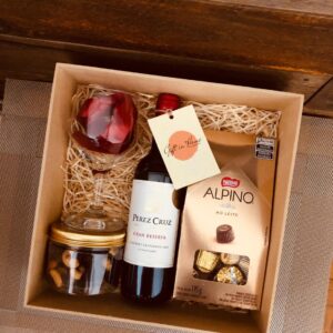 CESTA DE VINHO MEZCLA DE ORO