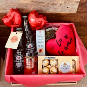 CESTA DE CERVEJA LOVE E BEER