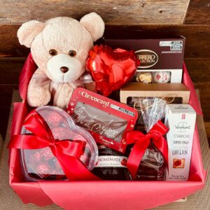 CESTA DE CHOCOLATE AMOR E POESIA